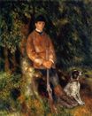 Огюст Ренуар - Альфред Берард и его собака 1881