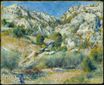 Огюст Ренуар - Скалистый пейзаж в Эстак 1882