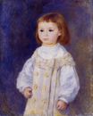 Огюст Ренуар - Ребенок в белом платье, Люси Берард 1883