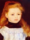 Маленькая девочка в белом фартуке. Портрет Люси Берар 1884
