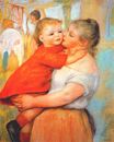 Огюст Ренуар - Алина и Пьер. Мать и ребенок 1887