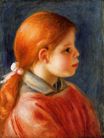 Огюст Ренуар - Голова молодой женщины 1888
