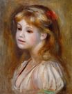 Маленькая девочка с рыжими волосами 1890
