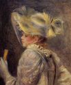 Огюст Ренуар - Женщина в белой шляпе 1890