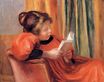Девушка читает 1890