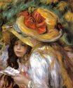Огюст Ренуар - Две молодые девушки, читающие 1891