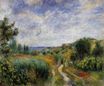 Огюст Ренуар - Пейзаж возле Эссуа 1892