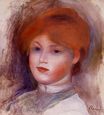 Огюст Ренуар - Голова молодой женщины 1893