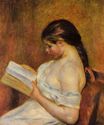 Огюст Ренуар - Молодая девушка читает 1895