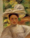 Молодая девушка в шляпе 1895