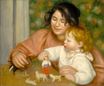 Ребенок с игрушками; Габриель и сын художника 1895-1896
