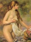 Огюст Ренуар - Купальщица с длинными волосами 1895