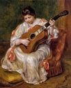 Женщина играет на гитаре 1896