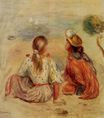 Огюст Ренуар - Молодые девушки на пляже 1898