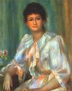 Огюст Ренуар - Портрет молодой женщины в белом 1901