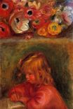 Огюст Ренуар - Портрет Коко и цветы 1905