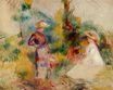 Огюст Ренуар - Две женщины в саду 1906
