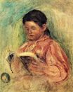 Огюст Ренуар - Женщина читает 1909