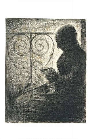 Жорж Сёра - На балконе 1881-1890