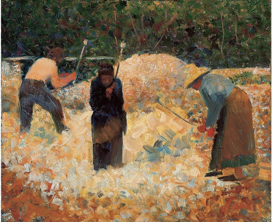 Жорж-Пьер Сёра - Каменотесы, Le Raincy 1882