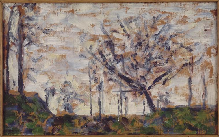 Жорж Сёра - Деревья, зима 1883