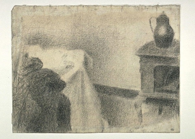 Жорж-Пьер Сёра - Угол студии 1887