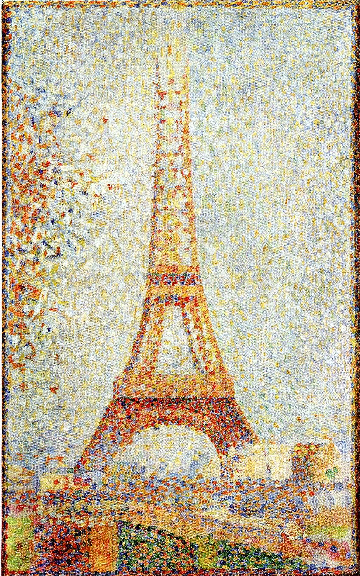 Жорж-Пьер Сёра - Эйфелева башня 1888
