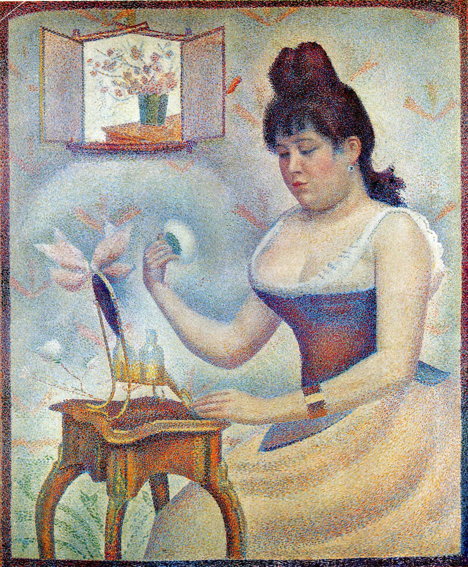 Жорж-Пьер Сёра - Пудрящаяся девушка 1890