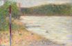 Жорж Сёра - Берег реки. Сена в Ансьере 1883