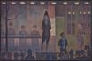 Georges Seurat most famous paintings. Circus Sideshow 1888