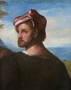 Тициан, Тициано Вечеллио - Голова мужчины (фрагмент Христа и блудницы) 1508-1510