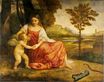 Тициан, Тициано Вечеллио - Венера и Амур 1510-1515
