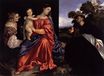 Тициан, Тициано Вечеллио - Мадонна с младенцем и со Св. Катариной, Св. Домиником и Св. Донором 1512-1516