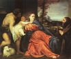 Тициан, Тициано Вечеллио - Святое семейство и Донор 1513-1514
