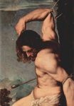 Тициан, Тициано Вечеллио - Полиптих Аверольди. Воскресение. Святой Себастьян 1520-1522