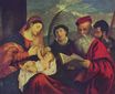 Тициан, Тициано Вечеллио - Мадонна с младенцем со святым Стефаном, святым Иеронимом и святым Маврикием 1520