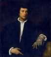Тициан, Тициано Вечеллио - Человек с перчаткой 1520