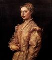 Тициан, Тициано Вечеллио - Портрет девушки 1545