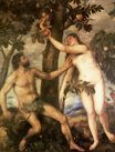 Тициан, Тициано Вечеллио - Грехопадение. Адам и Ева 1550