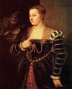 Тициан, Тициано Вечеллио - Портрет женщины, возможно, Лавиния Вецеллио 1560-1565