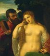 Тициан, Тициано Вечеллио - Аллегория (возможно, Альфонсо д'Эсте и Лаура Дианте) 1510-1576