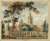 Уильям Тёрнер - Оксфорд, церковь Христа из Мертон Филдс 1790