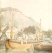 Уильям Тёрнер - Довер, гавань и судоходство 1792-1793
