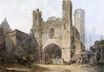 Уильям Тёрнер - Ворота монастыря Святого Августина, Кентербери 1793