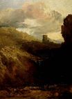 Уильям Тёрнер - Замок Долбадарн, этюд для дипломной картины 1800-1802