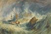 Уильям Тёрнер - Буря, кораблекрушение 1823