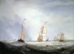 Уильям Тёрнер - Хелвоэцлиус, город Утрехт, отправляясь в море 1832