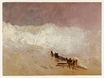 Уильям Тёрнер - Береговая сцена с волнами и волнолом 1835