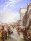 Уильям Тёрнер - Сцена Гранд-канала, улица в Венеции 1837