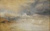 Уильям Тёрнер - Волны ломаются на Ли-Шор в Маргейте, этюд для ’Ракеты и синие огни’ 1840